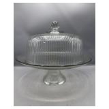 Glass cake stand