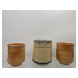 Japanese Studio pottery Cups