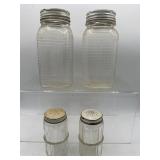 Vintage glass coffee jars & more