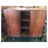 Mid-century wood Danish credenza