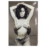 Sealed Janet Jackson Rolling Stones cover poster