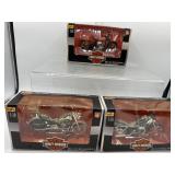1:18 Diecast metal replica Harley Davidson bikes