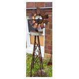 Garden windmill statue