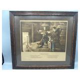 Vintage framed Forgetting print