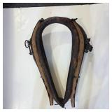 Vintage leather horse collar