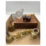 Elephant Box  & elephant figures