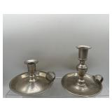 Pewter Candle holders