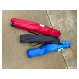 3 outdoor folding bag chairs