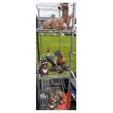 Outdoor animal statues