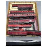 Vintage GMO Gulf mobile and Ohio train cars