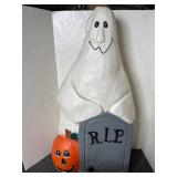 Vintage blow mold ghost & pumpkin light up