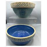 Clay city pottery mixing bowls