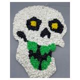 Vintage melted plastic popcorn Skeleton