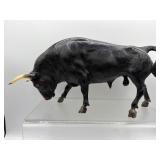Breyer black fighting bull
