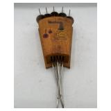 Vintage wall hanging Fondue set