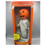 Vintage Telco Halloween animated pumpkin ghost