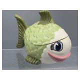 Vintage ceramic Lambert lidded fish