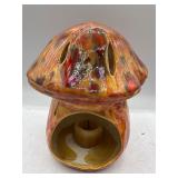 Ceramic mushroom candle holder