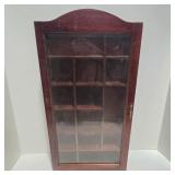 Vintage Curio Wall Display