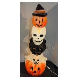 Vintage empire Halloween totem blow mold