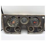 Vintage Chevy truck dash panel