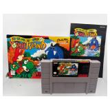 Super Nintendo Mario world 2 Yoshi's Island game