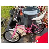 Pink Schwinn stingray bike