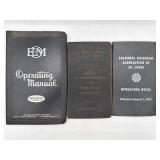 Vintage railroad operating manuals