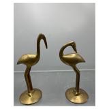 Brass Crane figures