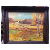 Framed canvas art