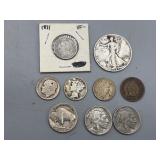 1871 U.S. three cent nickel and more