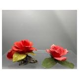 Capodimonte & golden crown roses