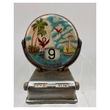 Vintage Florida perpetual flip calender