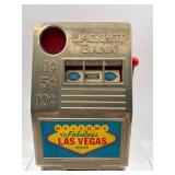 Vintage Las Vegas slot machine bank