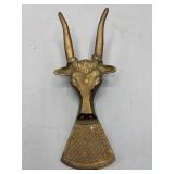 Vintage brass boot scraper