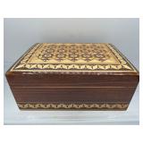 Middle eastern Marquetry trinket box
