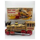 Vintage battery operated Casey Jones locomotive