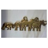 Vintage elephant wall decor