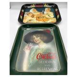 Vintage Coca Cola Trays