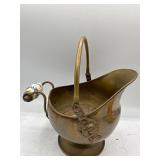 Vintage copper coal scuttle