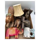 Vintage elephant  bookends and more