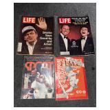 Vintage 1969 Mets time and life magazines