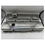 Edelbrock chrome valve cover covers