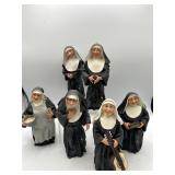 Happy Habits nun figurines