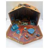 Vintage 1960s vinyl troll carrying case