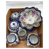 Handpainted tea pot & more