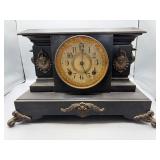 Antique Ansonia eagle mantle clock