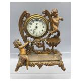 Antique New Haven cherub clock