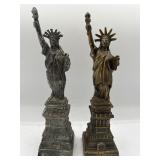 Vintage metal Statue of Liberty statues