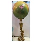 Vintage cherub lamp